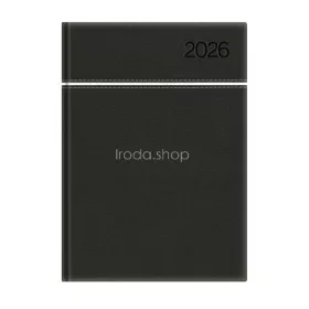   Naptár, tervező, A5, napi, TOPTIMER, "Young", fekete-fehér