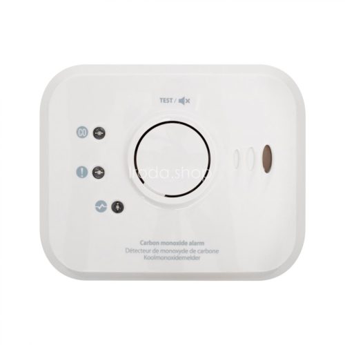 FireAngel NM-CO-10X-INT szén-monoxid vészjelző, beépített, nem cserélhető lítium elem, 10 év várható üzemidő, W2-modulal hálózatba kapcsolható, fehér