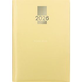   Naptár, tervező, A5, heti, DAYLINER, "MyPastel", sárga