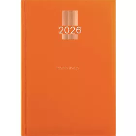   Naptár, tervező, A5, napi, DAYLINER, "MyPastel", narancs
