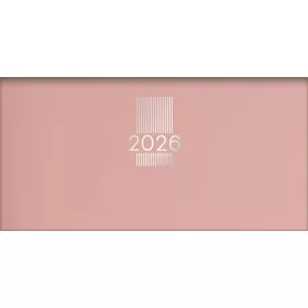   Zsebnaptár, fekvő elrendezésű, DAYLINER, "MyPastel", púder
