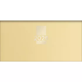   Zsebnaptár, fekvő elrendezésű, DAYLINER, "MyPastel", sárga