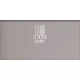   Zsebnaptár, fekvő elrendezésű, DAYLINER, "MyPastel", szürke