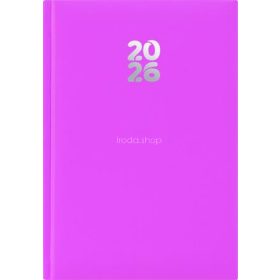   Naptár, tervező, A5, heti, DAYLINER, "Pannon", fuchsia