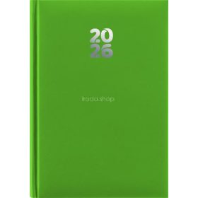   Naptár, tervező, A5, heti, DAYLINER, "Pannon", világoszöld
