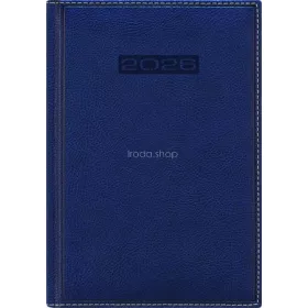   Naptár, tervező, A5, napi, DAYLINER, "Sherwood", kék