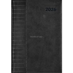   Naptár, tervező, B5, heti, DAYLINER, "Tucson", fekete