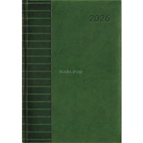   Naptár, tervező, B5, heti, DAYLINER, "Tucson", zöld