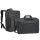 Notebook táska, hátizsákká alakítható, 16", RIVACASE "Central 8290", fekete
