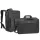 Notebook táska, hátizsákká alakítható, 16", RIVACASE "Central 8290", fekete