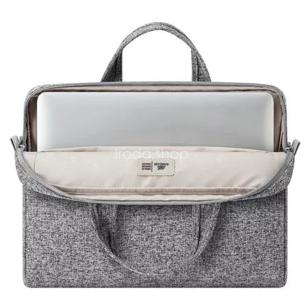 Notebook táska, 14", RIVACASE "Anvik 7921", világosszürke
