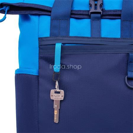 Notebook hátizsák, 15,6", rolltop, 25L, RIVACASE "5321 Dijon", kék