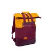 Notebook hátizsák, 15,6", rolltop, 25L, RIVACASE "5321 Dijon", bordó