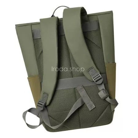 Notebook hátizsák, 14", 17L, rolltop, RIVACASE "Eden ECO 7826", olivazöld