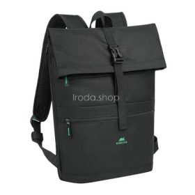   Notebook hátizsák, 15,6", rolltop, 15L, RIVACASE "Gremio ECO 5567", fekete