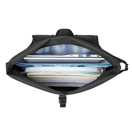 Notebook hátizsák, 15,6", rolltop, 15L, RIVACASE "Gremio ECO 5567", fekete