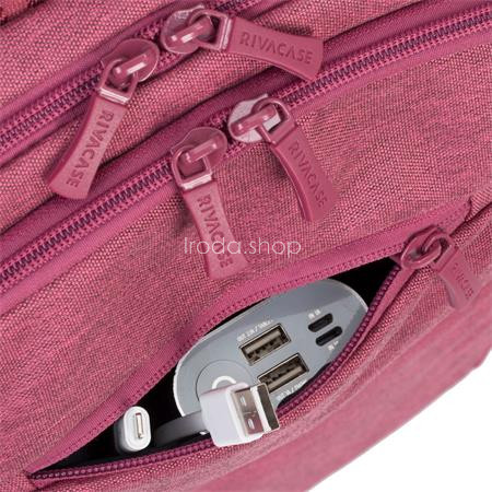 Notebook hátizsák, 15,6", RIVACASE "Suzuka 7760", piros