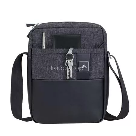 Oldaltáska, tablet 11", RIVACASE "Lantau 8811", szürke-fekete