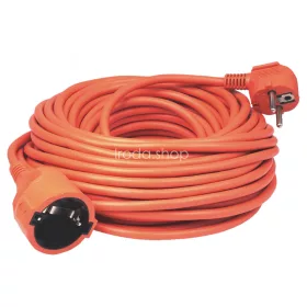  Home NV 2-5/OR/1,5 hosszabító, 5 m, H05VV-F 3G1,5 mm2 kábel, IP 20 kivitel, 250V~/16A/3680W, pipa alakú dugó és egyenes lengő aljzat, narancssárga színű