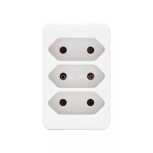 Home NV 23/WH hálózati elosztó, 3 EURO aljzat gyermekvédelemmel ellátva, max. 3 x 500 W, fehér