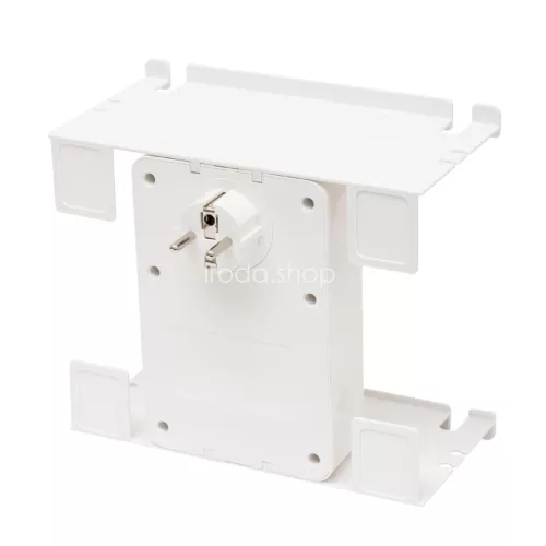 Home NV 4 USB tálcás USB-s elosztó, 4 földelt aljzat, 4 USB aljzat össz 2,4A, elforgatható csatlakozódugó, max.3680W
