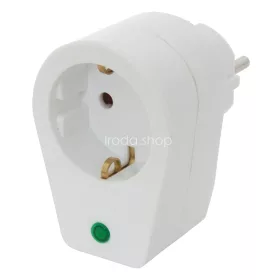   Home NVT 1/WH túlfeszültség védett hálózati aljzat, gyermekvédelemmel ellátva,  túlfeszültségvédelem 4500 A-ig, IP20 kivitel, max.3680W, fehér
