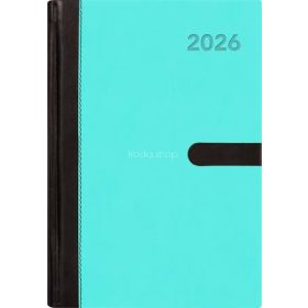   Naptár, tervező, A5, heti, DAYLINER, "Winner", kék