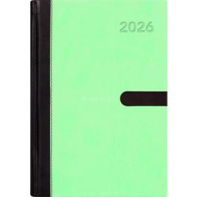   Naptár, tervező, A5, heti, DAYLINER "Winner", menta