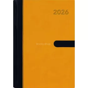   Naptár, tervező, A5, napi, DAYLINER "Winner", sárga