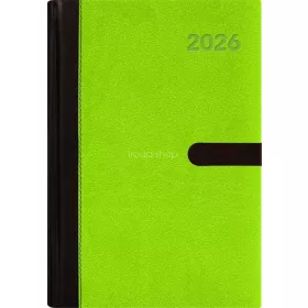   Naptár, tervező, A5, napi, DAYLINER, "Winner", zöld