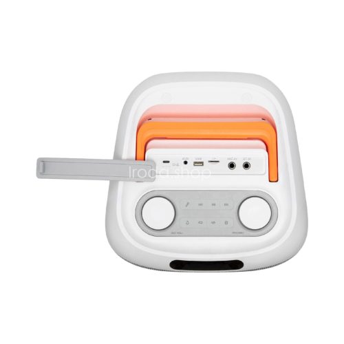 SAL PAR216WH party hangfal, 60 W, 2-utas bassz-reflex, 3 hangszóró, Bluetooth, MP3, digitális kijelző, LED fényeffekt, mikrofonnal