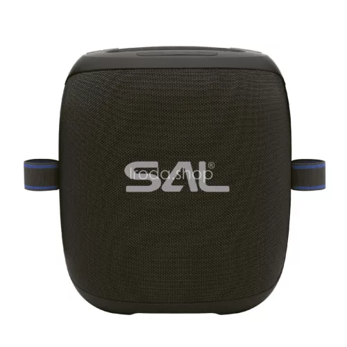 SAL PARCUBE boombox, 100 W, 2db vezeték nélküli mikrofon, 5db hangszóró, LED fényeffekt, IPX5 védelem, Bluetooth