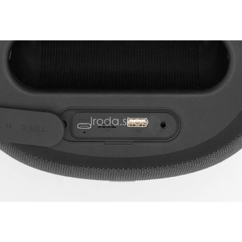 SAL PARCUBE boombox, 100 W, 2db vezeték nélküli mikrofon, 5db hangszóró, LED fényeffekt, IPX5 védelem, Bluetooth