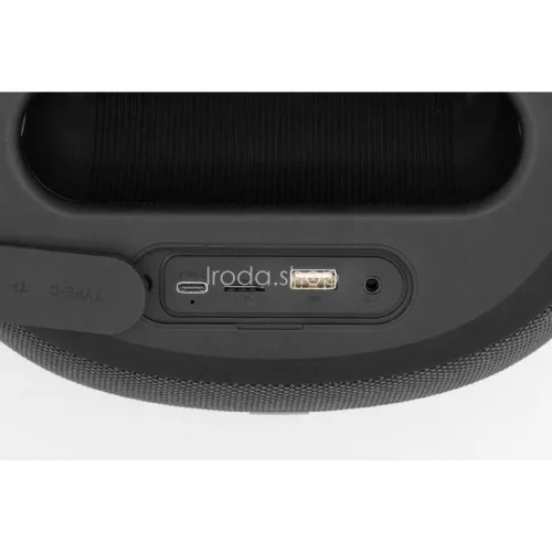 SAL PARCUBE boombox, 100 W, 2db vezeték nélküli mikrofon, 5db hangszóró, LED fényeffekt, IPX5 védelem, Bluetooth