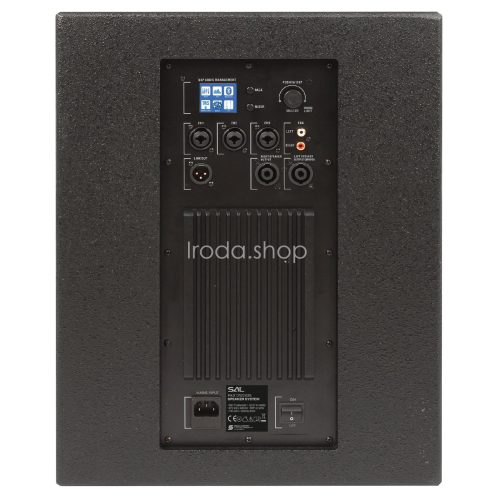 SAL PAS12W243S sztereó professzionális oszlopsugárzó hangrendszer, 800 W, Bluetooth TWS, 9db hangsugárzó, színes képernyő, állvány, DSP hangprocesszor