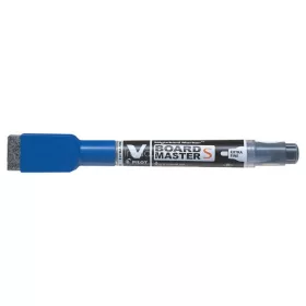   Táblamarker, törlőkupakkal, 1,3 mm, EF, kúpos, PILOT "V-Board Master S", kék