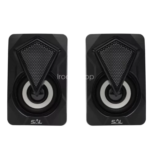SAL PCS 230 multimédia hangszórópár, 2x3 W, RGB LED effekt, AUX, BT, USB tápkábel