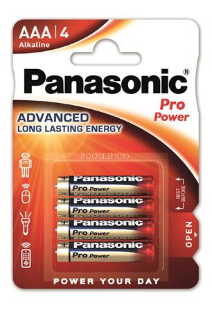 Elem, AAA mikro, 4 db, PANASONIC "Pro power"