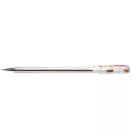   Golyóstoll, 0,35 mm, kupakos, PENTEL "Superb BK77", piros