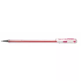   Golyóstoll, 0,35 mm, kupakos, PENTEL "Superb BK77", rózsaszín