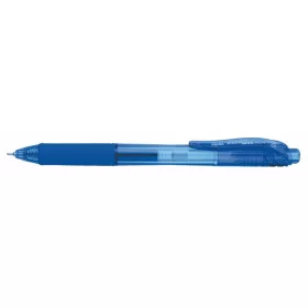   Zseléstoll, 0,25 mm, nyomógombos, PENTEL "EnerGelX BLN105", kék