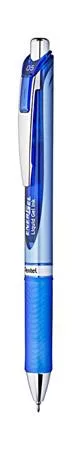 Zseléstoll, 0,25 mm, nyomógombos, PENTEL "EnerGel BLN75", kék