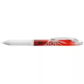   Zseléstoll, 0,25 mm, nyomógombos, PENTEL "EnerGel BLN75 Kiriko, Rokkaku Kagome", kék