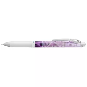   Zseléstoll, 0,25 mm, nyomógombos, PENTEL "EnerGel BLN75 Kiriko, Asaba Kikka", kék