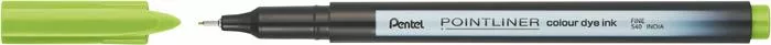 Tűfilc, 0,4 mm, PENTEL "Pointliner", almazöld