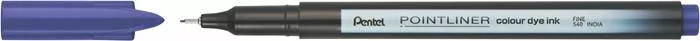 Tűfilc, 0,4 mm, PENTEL "Pointliner", sötétlila