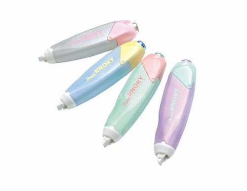 Hibajavító roller, 5 mm x 6 m, utántölthető, PENTEL "Knoky", világoszöld-lila