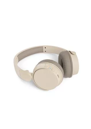 Fejhallgató, vezeték nélküli, Bluetooth 5.3, PHILIPS "TAH3209", bézs