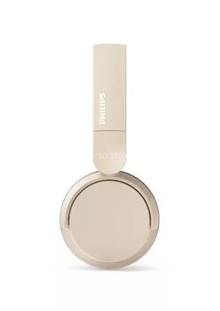 Fejhallgató, vezeték nélküli, Bluetooth 5.3, PHILIPS "TAH3209", bézs