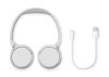 Fejhallgató, vezeték nélküli, Bluetooth 5.3, PHILIPS "TAH3209", selyemfehér